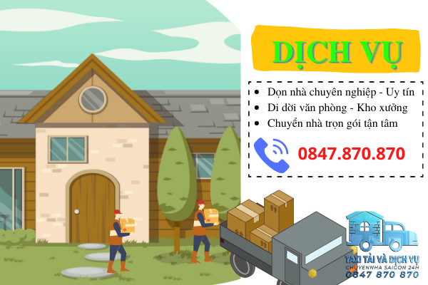 dịch vụ dọn nhà trọn gói tại TpHCM