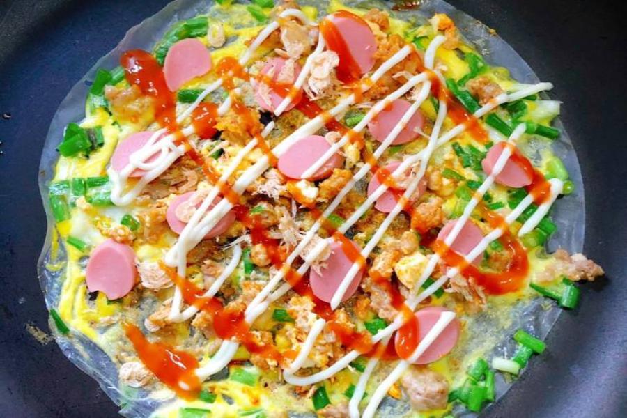 Bánh tráng nướng bằng chảo siêu dễ tại nhà 22 hinh 2